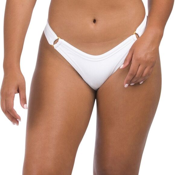 L*Space Anna Bikini Bottom Bitsy White M - Picture 1 of 6